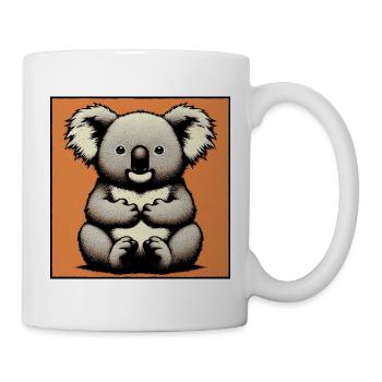 Koala - Tasse - Weiß - Rechts