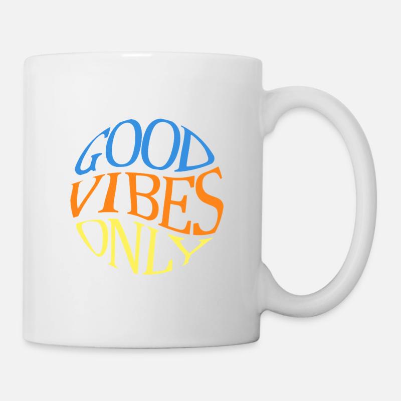 Good-Vibes-Only - Tasse - Weiß