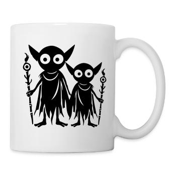 Gobelin Orc Fantasy - Mug blanc - blanc - Droite