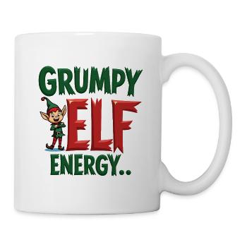 Grumpy Elf Energy Grumpy Imp - Mug - white - Right