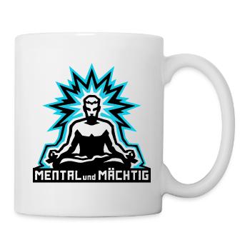 Mental und Mächtig man - Mug blanc - blanc - Droite