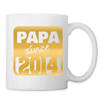 Jahrgang 2014 - Tasse - Weiß - Rechts