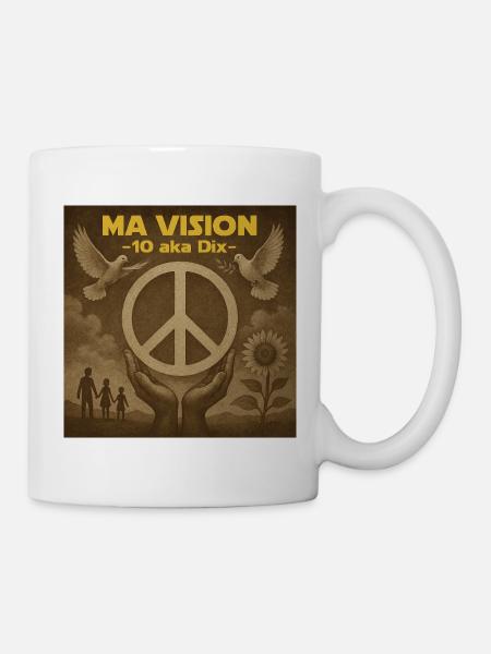 Ma Vision Pax Dix - Mug blanc - blanc