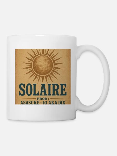 Soleil Vintage Rustique - Mug blanc - blanc