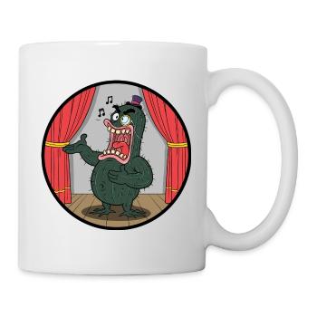 Cactus Showman on Stage - Mug - white - Right