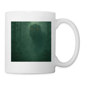 Cloud Forest Dinosaur with Fire Eyes - Mug - white - Right