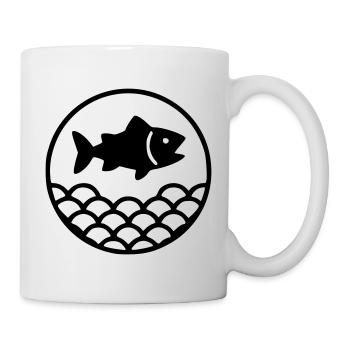 Pêche et pêche | Petri Heil Hobby Logo - Mug blanc - blanc - Droite