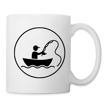 Fishing & Fishing | Petri Heil Hobby Logo - Mug - white - Right