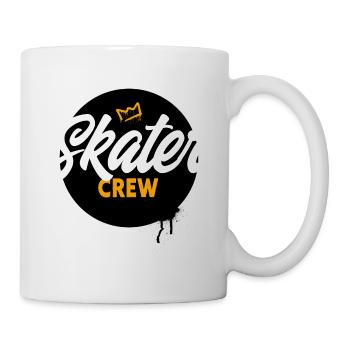 Skater Skateboard - Tasse - Weiß - Rechts
