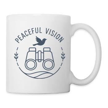 Friedvolle Sicht - Tasse - Weiß - Rechts