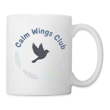 Flügel der Gelassenheit - Tasse - Weiß - Rechts