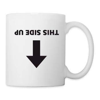 This Side Up - Inverted Arrow - Mug - white - Right
