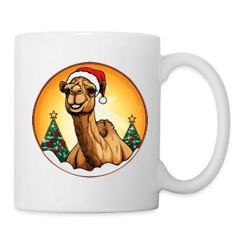Camels Christmas / Santa Claus Camel - Mug - white - Right