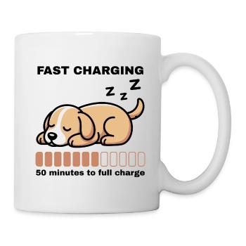 Powernap Dog – Fast Charging - Mug - white - Right