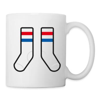 Sports socks - Mug - white - Right