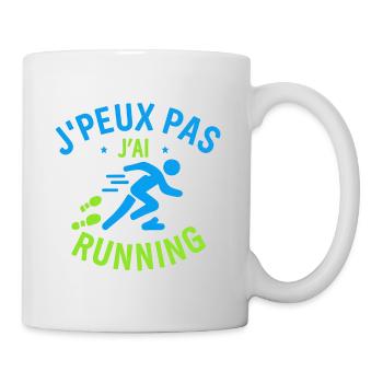 I can't I ran - Mug - white - Right