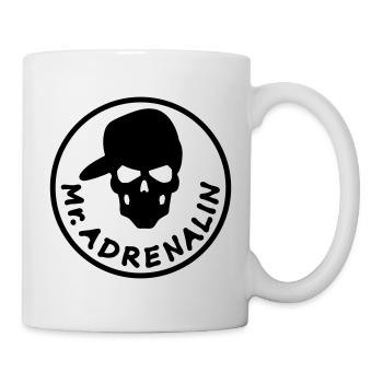 Mr. adrenaline - Mug - white - Right