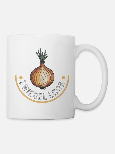 Zwiebellook Outdoor Wandern Trekking - Tasse - Weiß