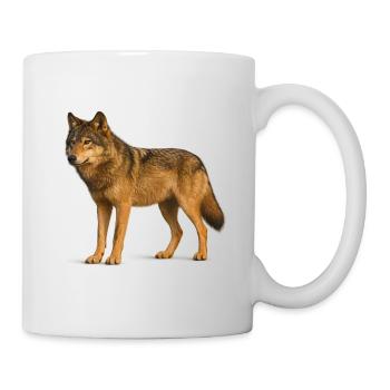 Wolf in Wilderness - Mug - white - Right