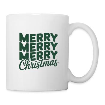 Merry Christmas - Tasse - Weiß - Rechts