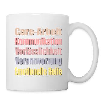 Relation Partenariat Amour - Mug blanc - blanc - Droite
