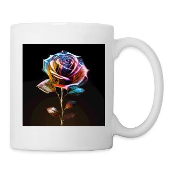 Rainbow Rose Metallic Shine - Mug - white - Right