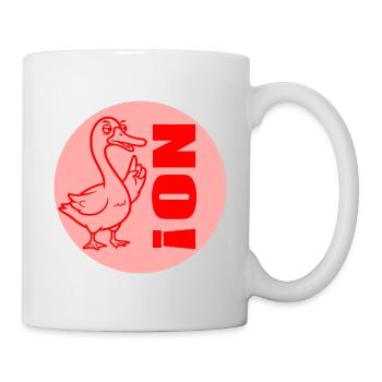 FUNNY GOOSE TEACHER NO - Mug - white - Right