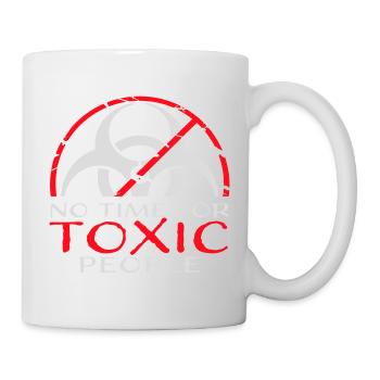 No Time Toxic People Boundaries Self Care Saying - Mug - white - Right