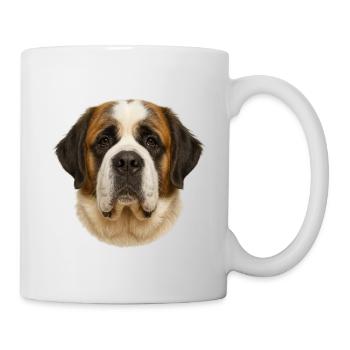Portrait Tête de Saint Bernard Impression - Mug blanc - blanc - Droite