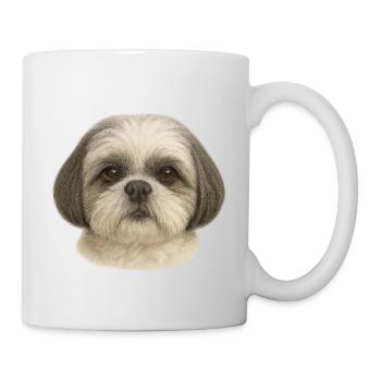 Gentle Shih Tzu Portrait - Mug - white - Right