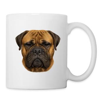 Massive Head Mastiff Portrait - Mug - white - Right