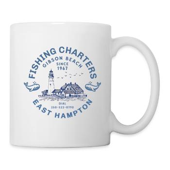 Fishing Charter East Hampton - Mug blanc - blanc - Droite