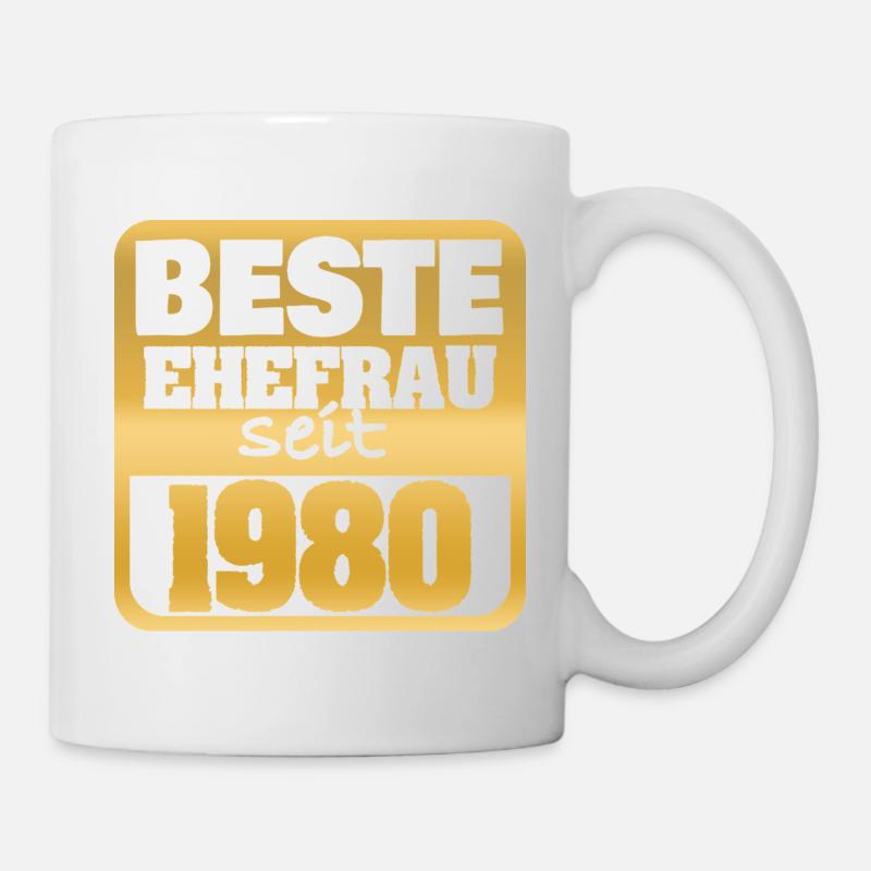 1980 - Tasse - Weiß