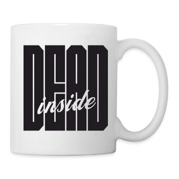 Dead Inside bold logo - Mug - white - Right