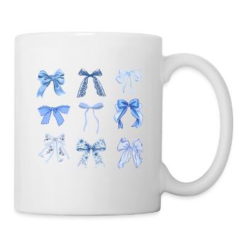 Blue knots - Mug - white - Right