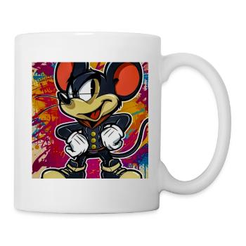 Graffiti Souristenu dans le style de la rue - Mug blanc - blanc - Droite
