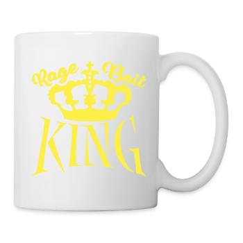 Rage, Bait, King, Provocation, Troll, Attention - Mug blanc - blanc - Droite