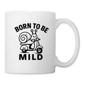 Born to Be Mild Snail on Roller - Mug - white - Right