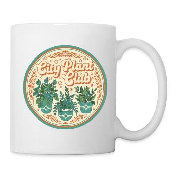 City Plant Club - Tasse - Weiß - Rechts