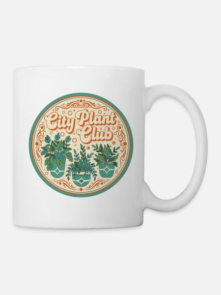 City Plant Club - Tasse - Weiß