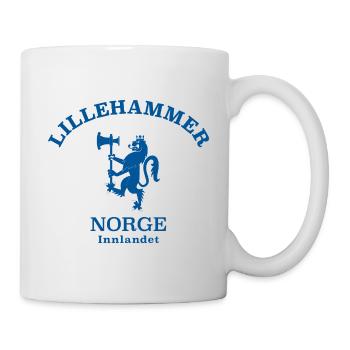 Lillehammer Norway Norwegen - Tasse - Weiß - Rechts