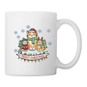 Meowy Christmas Cat Trio - Mug - white - Right