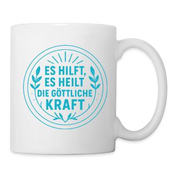 It helps, it heals the divine power - Mug - white - Right