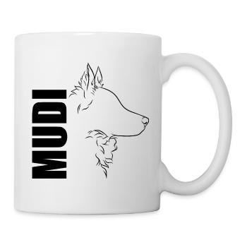 Mudi Profile Chien Chien Wilsigns - Mug blanc - blanc - Droite