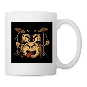 Angry Drum Monster - Mug - white - Right