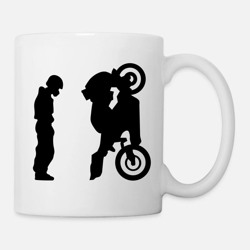 motorcycle - Mug - white