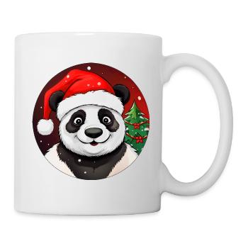 Panda de Noël - Mug blanc - blanc - Droite