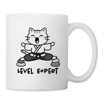 Zen Karate Sensei Cat - Mug - white - Right