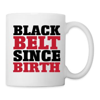 Neues Design Judo Kämpfer Rot Schwarz Druck - Tasse - Weiß - Rechts