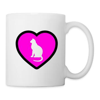 Chat - Mug blanc - blanc - Droite